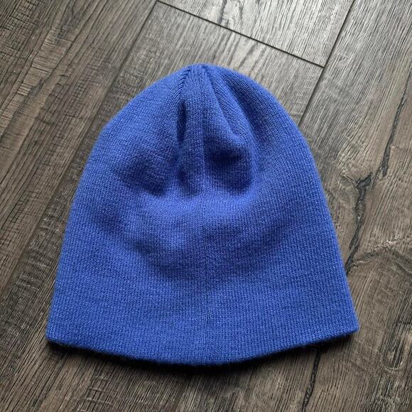 Perfect Blue Purple Stussy Basic Logo Beanie Skullcap Hat - Picture 5 of 7